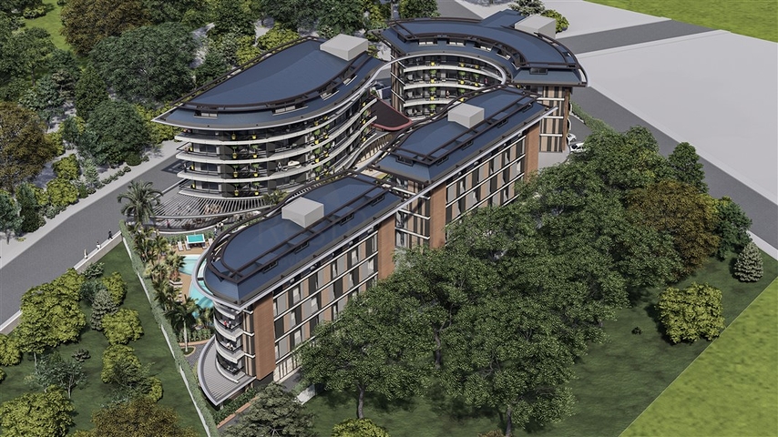 Ein groß angelegtes Investitionsprojekt in der Region Oba, 300 m vom Meer entfernt