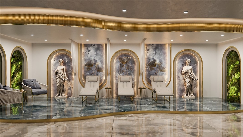 Ein groß angelegtes Investitionsprojekt in der Region Oba, 300 m vom Meer entfernt