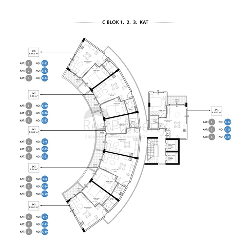 Ein groß angelegtes Investitionsprojekt in der Region Oba, 300 m vom Meer entfernt