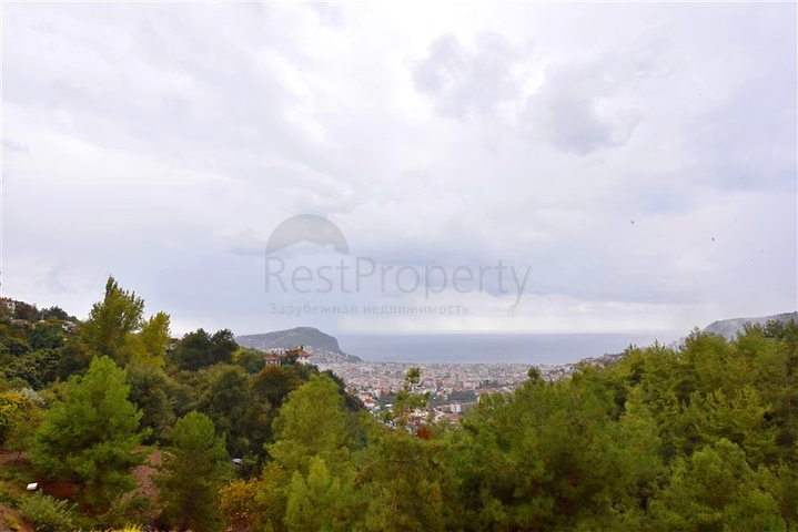 Möblierte Villa mit Panoramablick im Herzen von Alanya