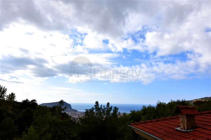 Möblierte Villa mit Panoramablick im Herzen von Alanya