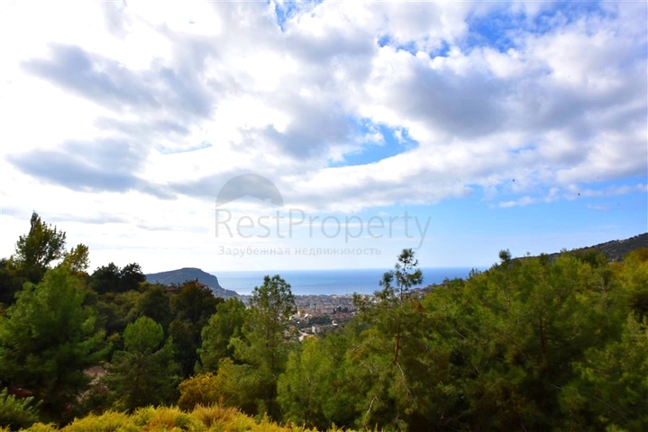 Möblierte Villa mit Panoramablick im Herzen von Alanya