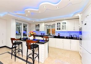 Möblierte Villa mit Panoramablick im Herzen von Alanya