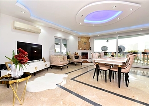 Möblierte Villa mit Panoramablick im Herzen von Alanya