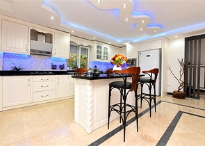 Möblierte Villa mit Panoramablick im Herzen von Alanya