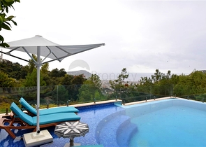 Möblierte Villa mit Panoramablick im Herzen von Alanya