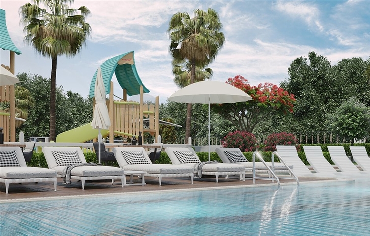 Das neue Projekt des Komplexes zu einem erschwinglichen Preis im Bezirk Pajallar