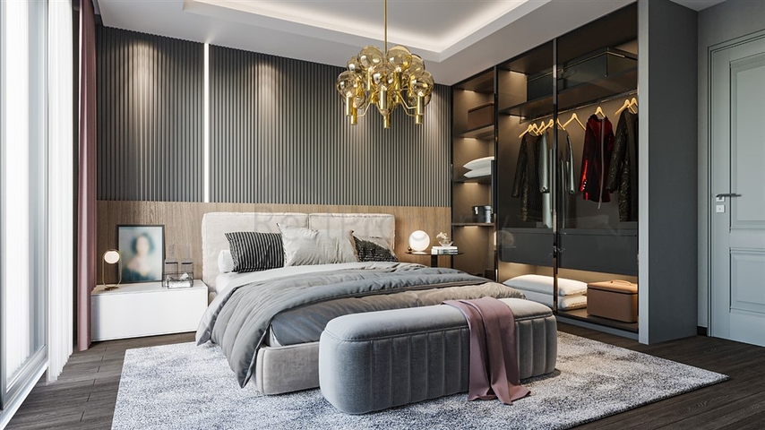 Das neue Projekt des Komplexes zu einem erschwinglichen Preis im Bezirk Pajallar