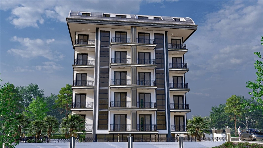 Neues Projekt in der malerischen Gegend von Avsallar