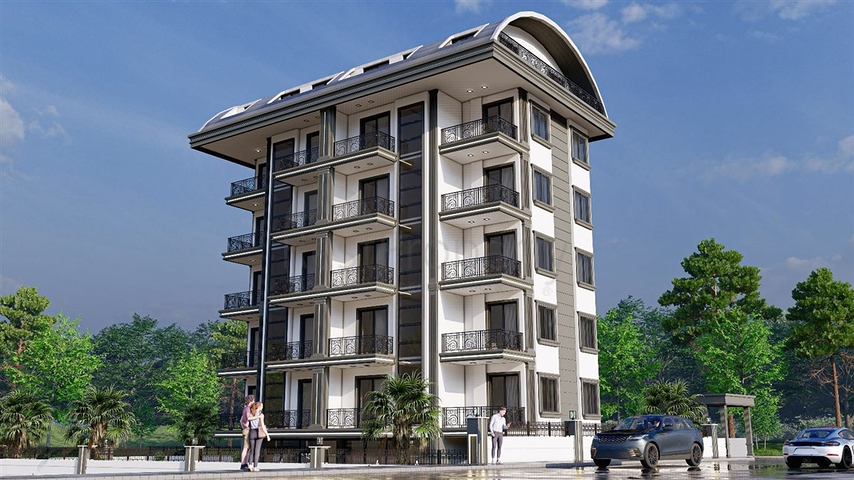 Neues Projekt in der malerischen Gegend von Avsallar