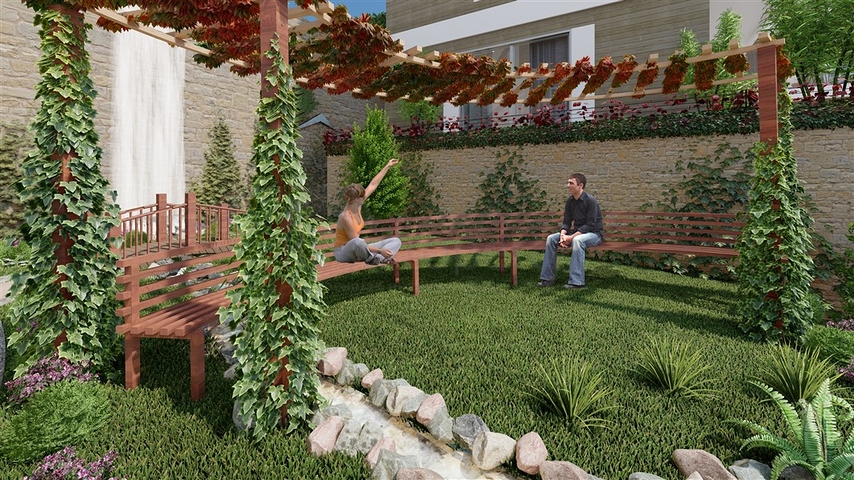 Ein schicker Komplex im Zentrum von Alanya  