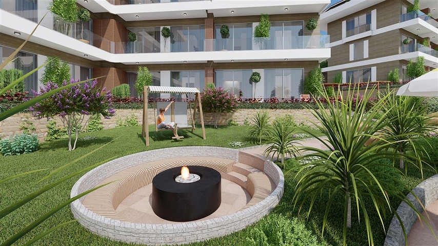 Ein schicker Komplex im Zentrum von Alanya  