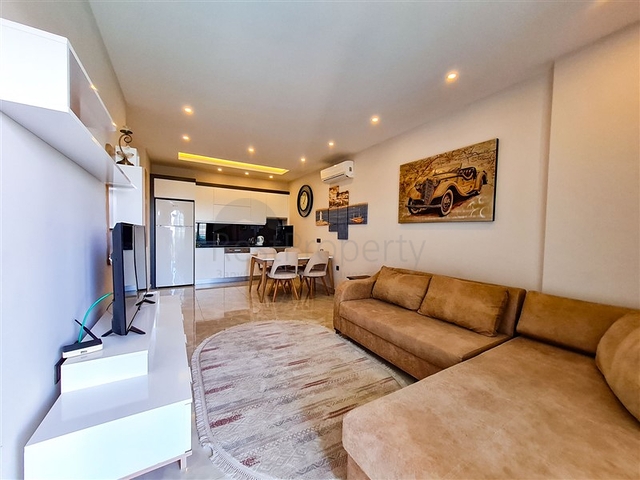 1+1 Wohnung in der ersten Zeile im Stadtteil Mahmutlar 