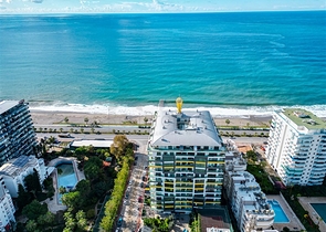 1+1 Wohnung in der ersten Zeile im Stadtteil Mahmutlar 