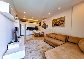 1+1 Wohnung in der ersten Zeile im Stadtteil Mahmutlar 