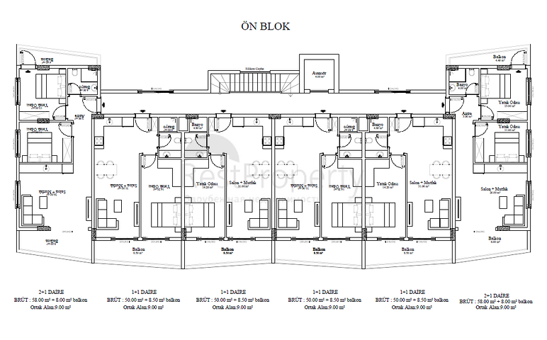 Das Projekt eines Luxus-Wohnkomplexes in der Gegend von Cleopatra