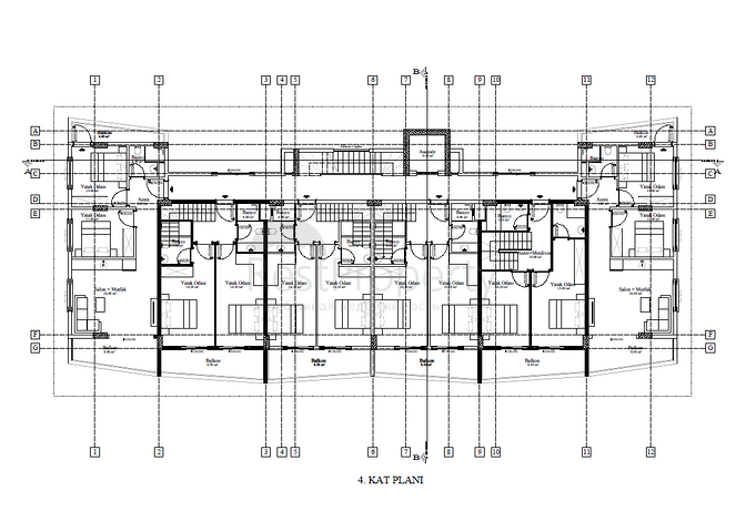 Das Projekt eines Luxus-Wohnkomplexes in der Gegend von Cleopatra