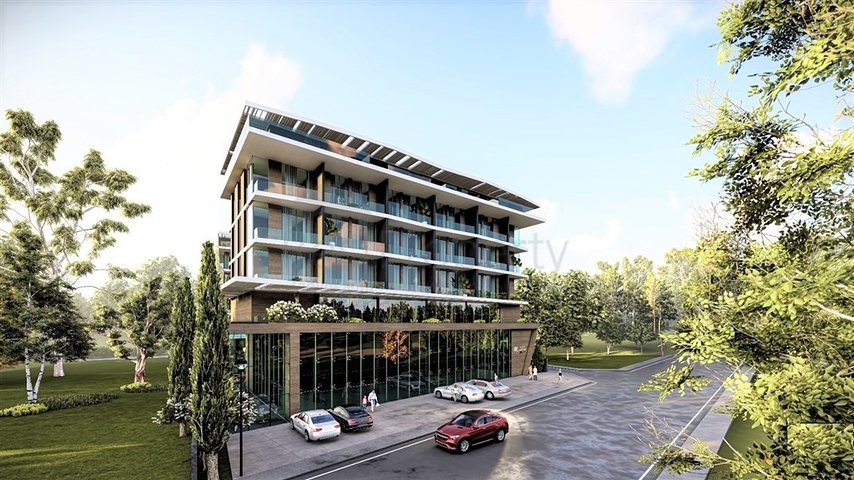 Das Projekt eines Luxus-Wohnkomplexes in der Gegend von Cleopatra