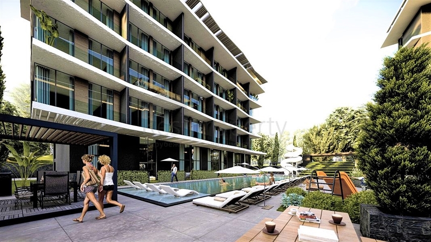 Das Projekt eines Luxus-Wohnkomplexes in der Gegend von Cleopatra