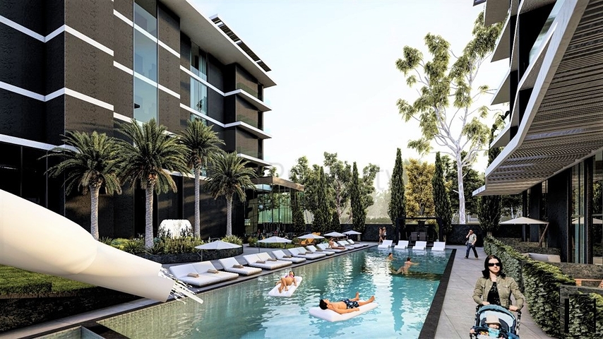 Das Projekt eines Luxus-Wohnkomplexes in der Gegend von Cleopatra