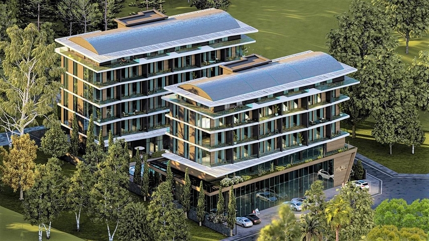 Das Projekt eines Luxus-Wohnkomplexes in der Gegend von Cleopatra