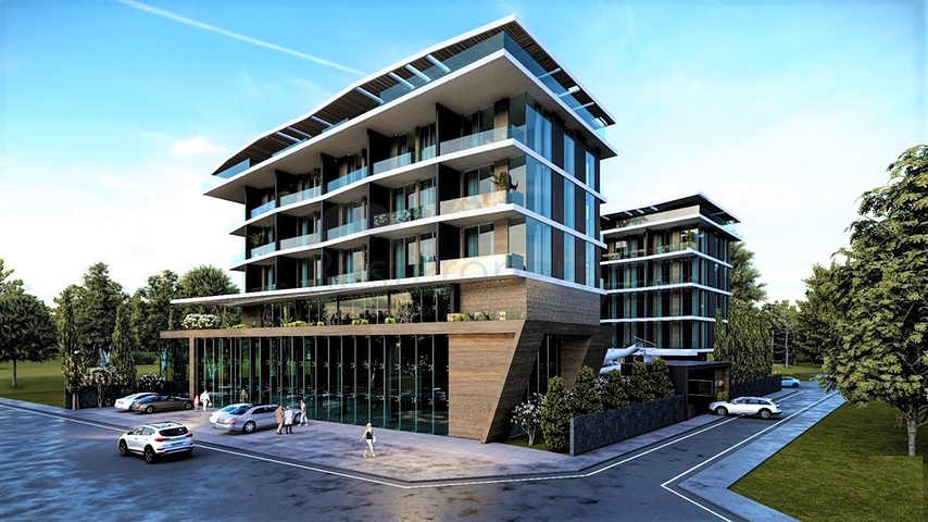 Das Projekt eines Luxus-Wohnkomplexes in der Gegend von Cleopatra