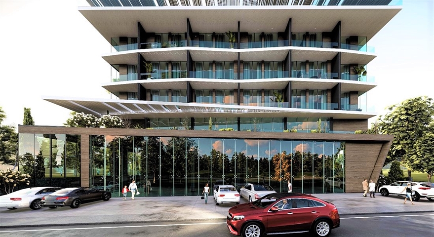 Das Projekt eines Luxus-Wohnkomplexes in der Gegend von Cleopatra