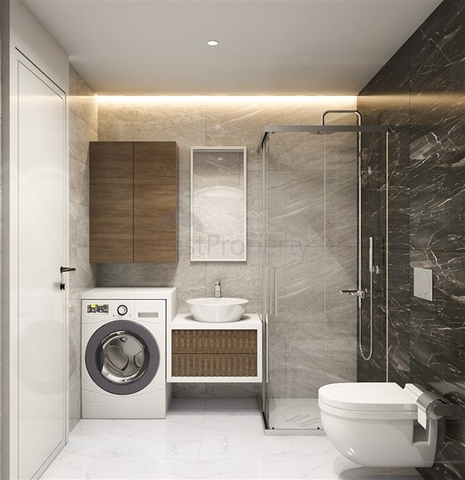 Clubhaus in der entwickelten Gegend ist beides