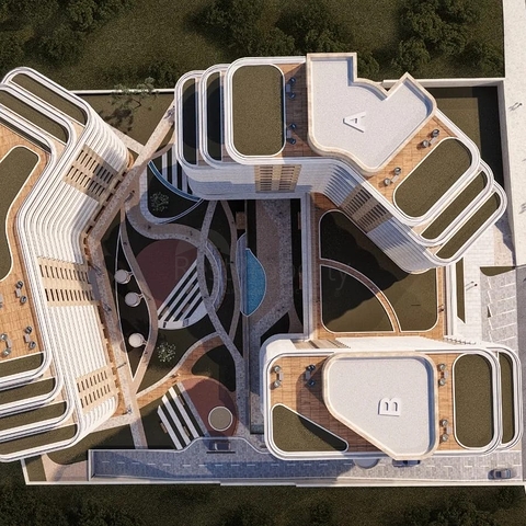 Investitionsprojekt in der Bauphase im Stadtteil Küçükçekmece