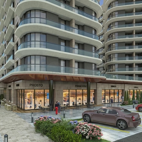 Investitionsprojekt in der Bauphase im Stadtteil Küçükçekmece