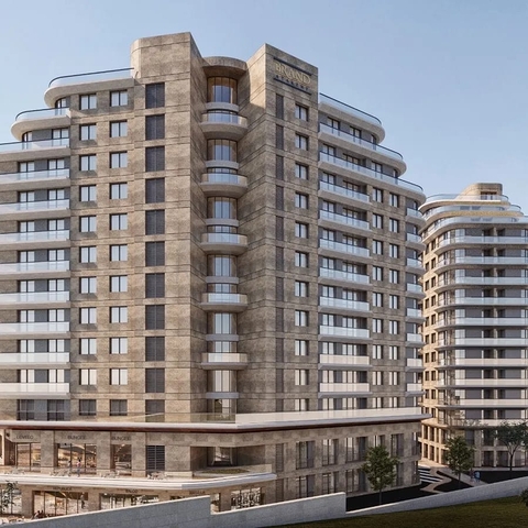 Investitionsprojekt in der Bauphase im Stadtteil Küçükçekmece