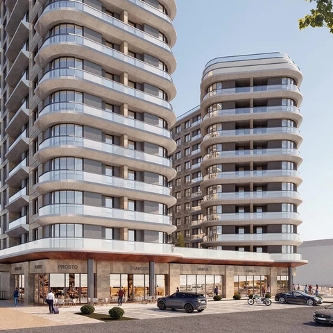 Investitionsprojekt in der Bauphase im Stadtteil Küçükçekmece