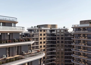 Investitionsprojekt in der Bauphase im Stadtteil Küçükçekmece