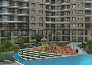 Investitionsprojekt in der Bauphase im Stadtteil Küçükçekmece