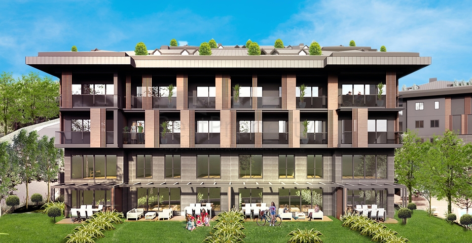 Ein luxuriöses Projekt in den Armen der Natur im Saryerviertel 