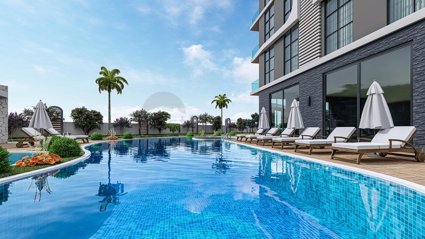 1+1 Wohnung im Stadtteil Mahmutlar