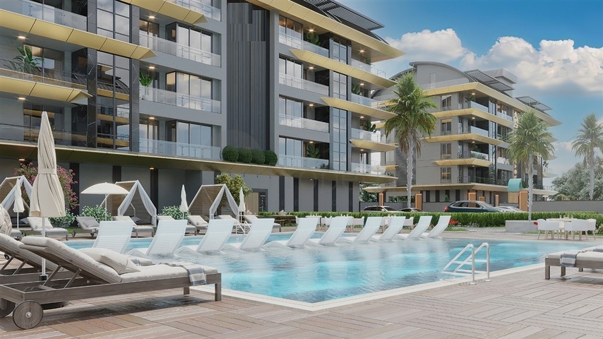 Neues Investitionsprojekt in Kargicak, 300 m vom Meer entfernt