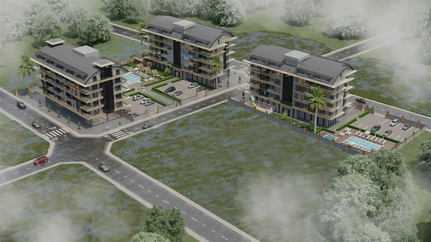 Neues Investitionsprojekt in Kargicak, 300 m vom Meer entfernt