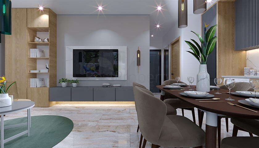 Komplex im modernen Stil im angesehenen Viertel Oba 