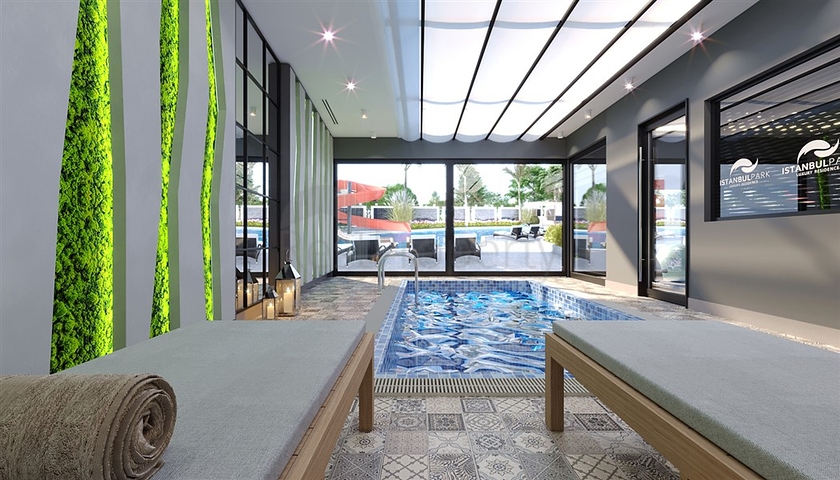 Komplex im modernen Stil im angesehenen Viertel Oba 