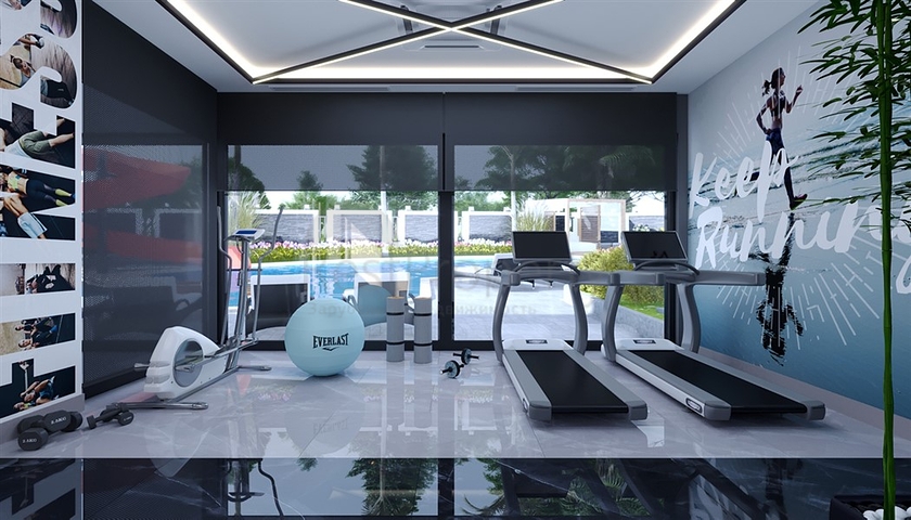 Komplex im modernen Stil im angesehenen Viertel Oba 