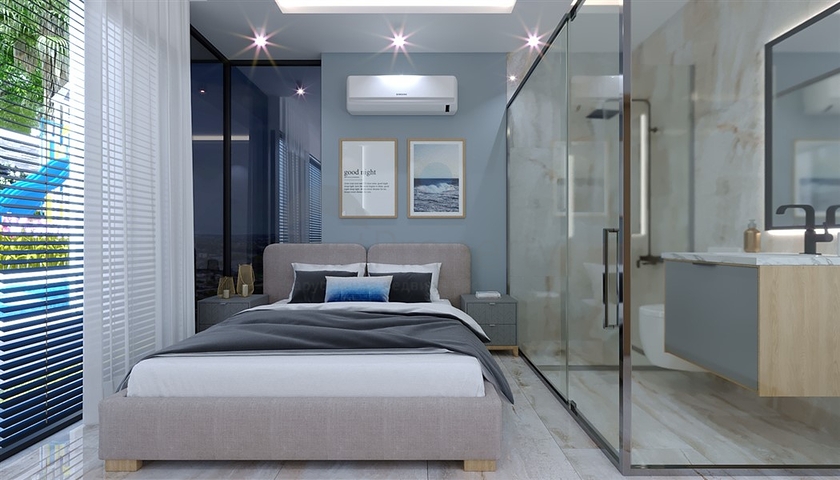 Komplex im modernen Stil im angesehenen Viertel Oba 