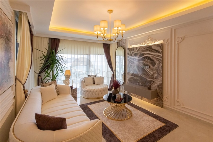 1+1 Wohnung im Stadtteil Mahmutlar, 50 m vom Meer entfernt