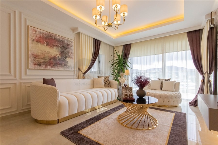 1+1 Wohnung im Stadtteil Mahmutlar, 50 m vom Meer entfernt