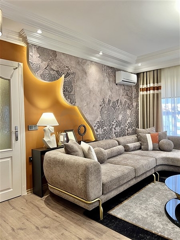 2+1 Apartment im Zentrum von Alanya mit Panoramablick auf das Meer