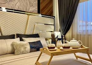 2+1 Apartment im Zentrum von Alanya mit Panoramablick auf das Meer