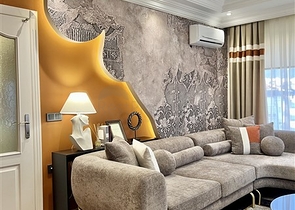 2+1 Apartment im Zentrum von Alanya mit Panoramablick auf das Meer