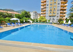 2+1 Apartment im Zentrum von Alanya mit Panoramablick auf das Meer