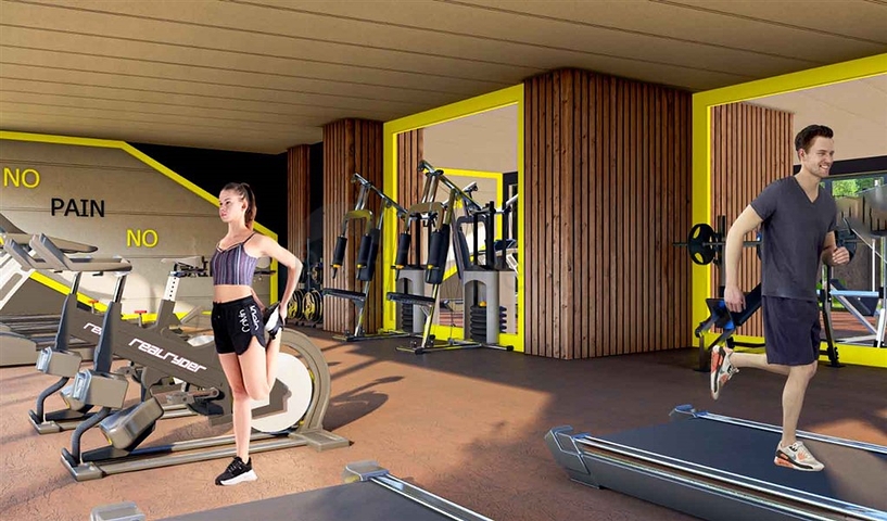 Boutique-Komplex, 1 km vom Strand entfernt, im Stadtteil Demirtas 