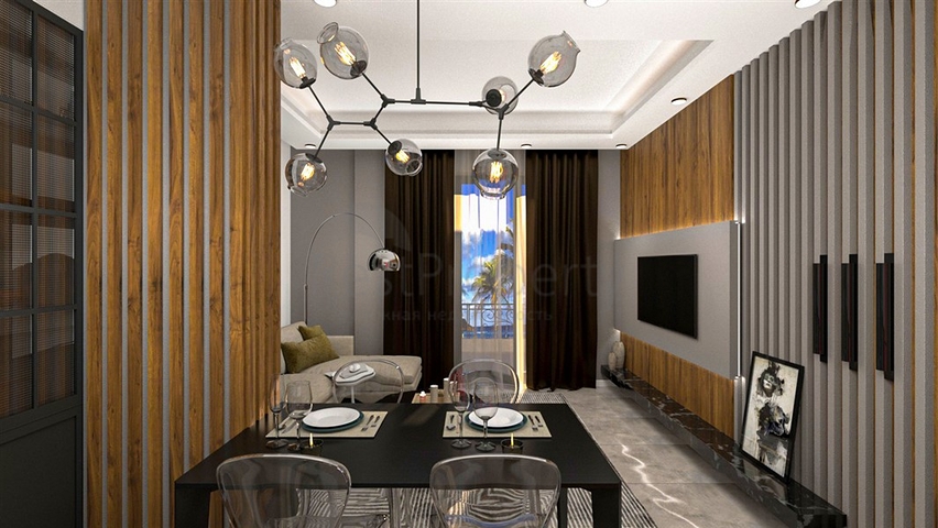 Boutique-Komplex, 1 km vom Strand entfernt, im Stadtteil Demirtas 